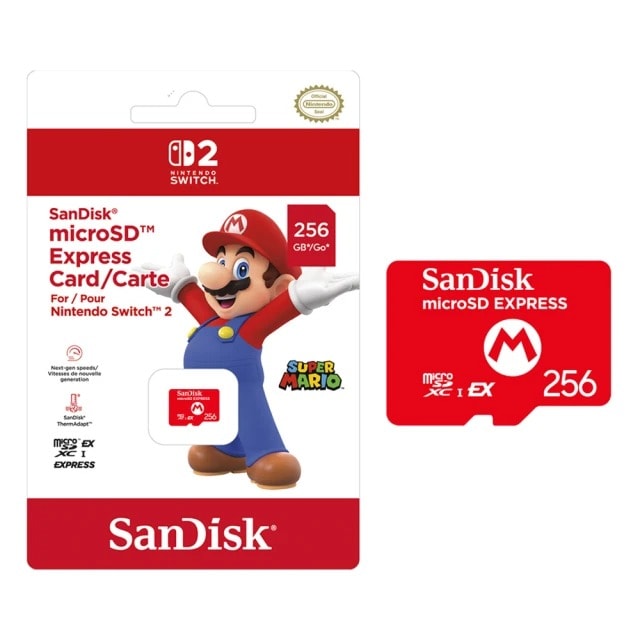 【Nintendo 任天堂】【現貨】任天堂 Switch 2 SanDisk NS2 專用 microSD Express 記憶卡
