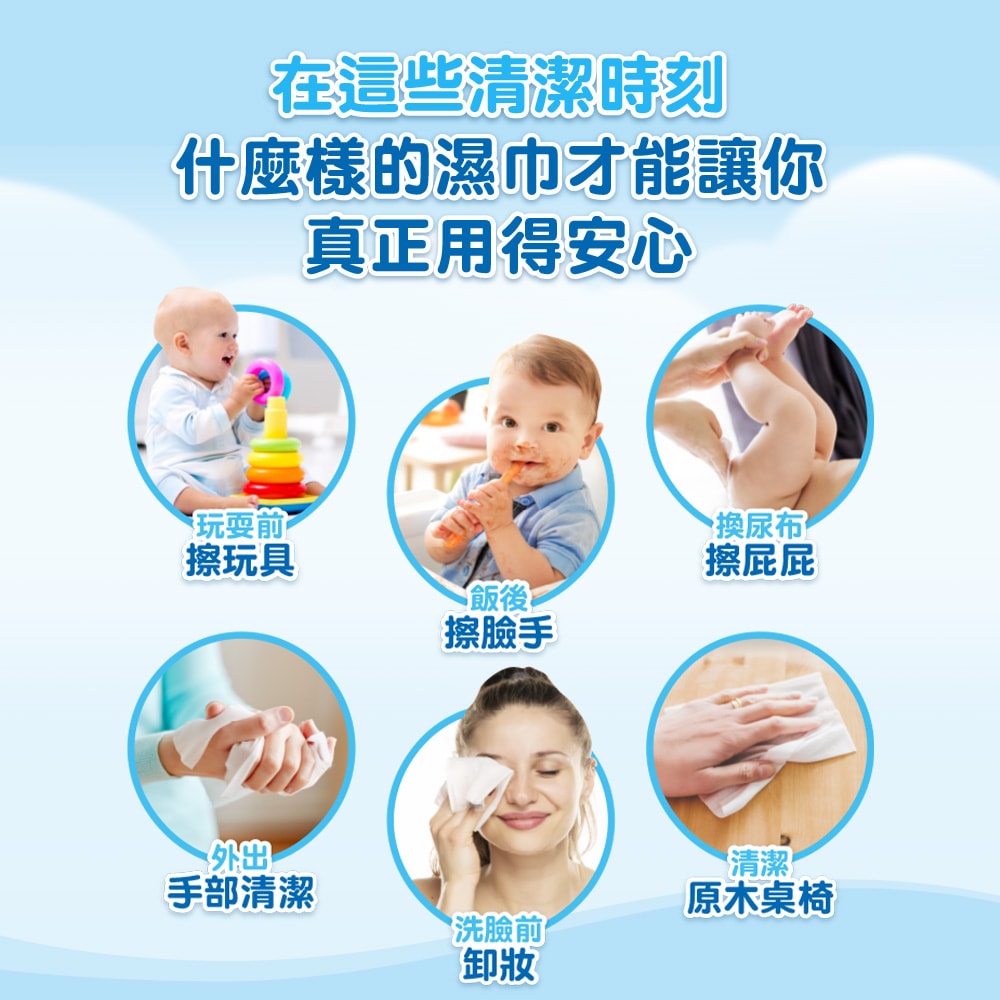 【HUGGIES 好奇】純水嬰兒濕巾加厚型80抽/一般型100抽/綠茶加厚型80抽(18包/箱) 箱購