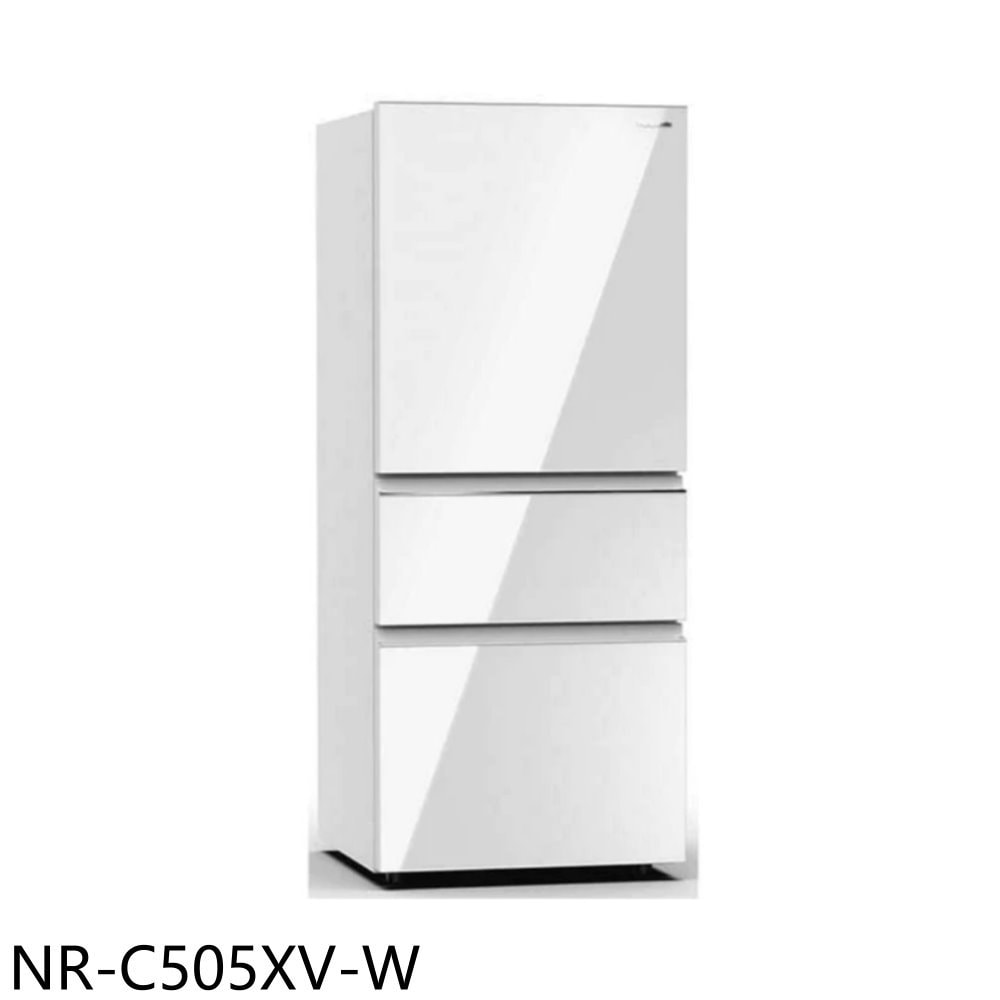 【Panasonic 國際牌】【NR-C505XV-W】500公升三門變頻雪霧白冰箱(含標準安裝)