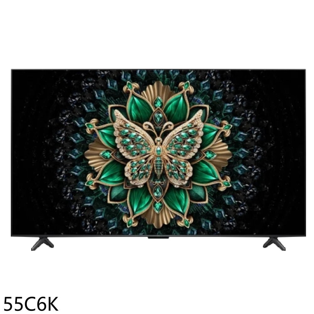 【TCL】【55C6K】55吋miniLED 4K連網智慧顯示器(含標準安裝)(7-11商品卡100元)
