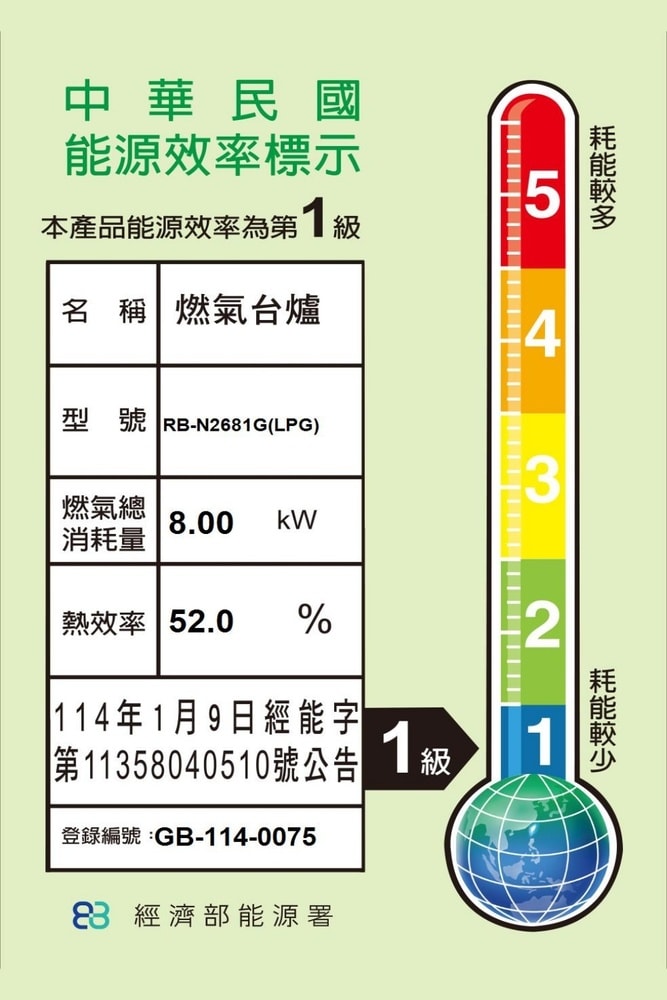 【林內】【RB-N2681G-B-LPG】雙口爐內焰檯面爐LED旋鈕定時連動瓦斯爐桶裝瓦斯(全省安裝)