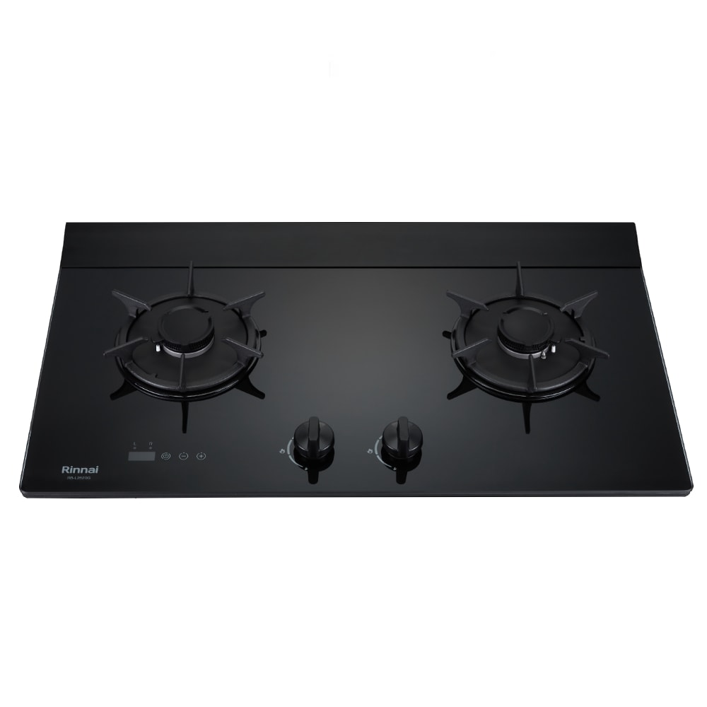 【林內】【RB-L2620GB-NG1】二口爐檯面爐LED定時瓦斯爐(全省安裝)(陶板屋券1張)