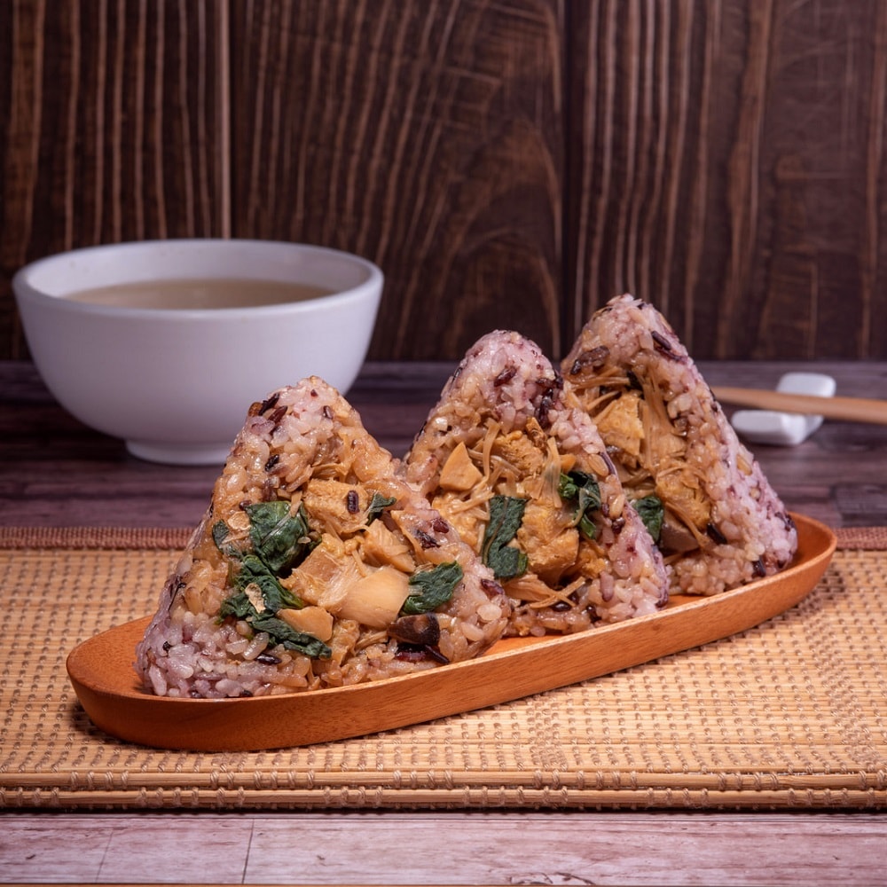 【統一生機】雙饗米飯糰組 任選4盒 (塔香鮮菇/ 日式牛丼)