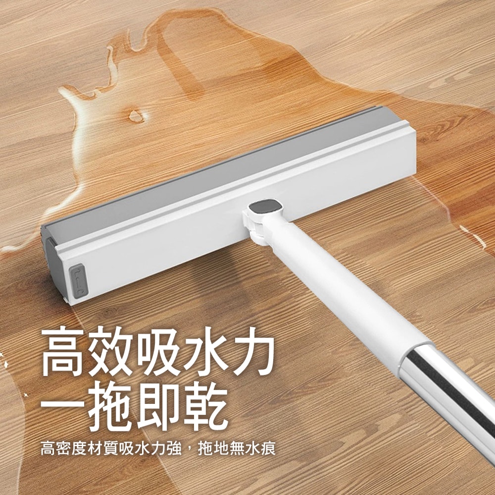 【家簡塵除】雙淨拖洗脫乾膠棉拖把組(1拖1桶3替換頭)