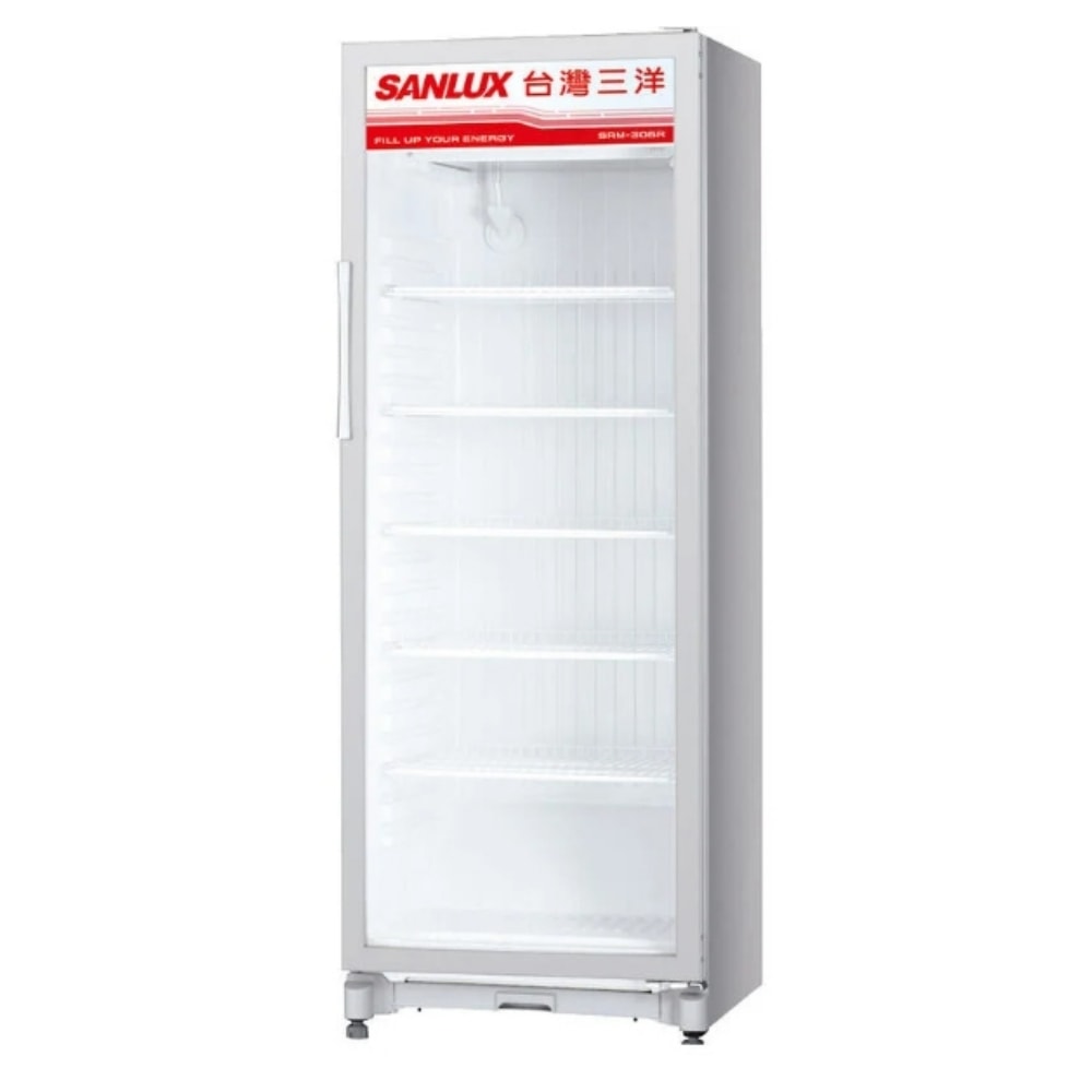 【SANLUX 臺灣三洋】【SRM-310RA】305公升營業透明冷藏櫃冷藏櫃(含標準安裝)