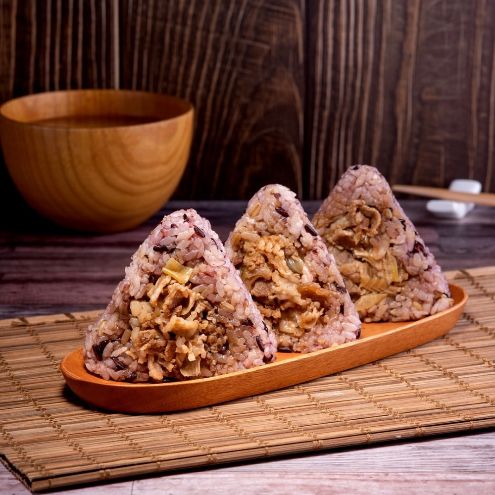 【統一生機】雙饗米飯糰組 任選4盒 (塔香鮮菇/ 日式牛丼)