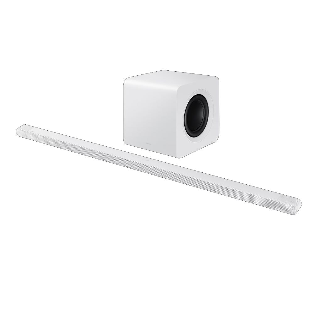 【Samsung 三星】【HW-S801D-ZW】3.1.2聲道全景聲微型劇院SoundBar白色音響