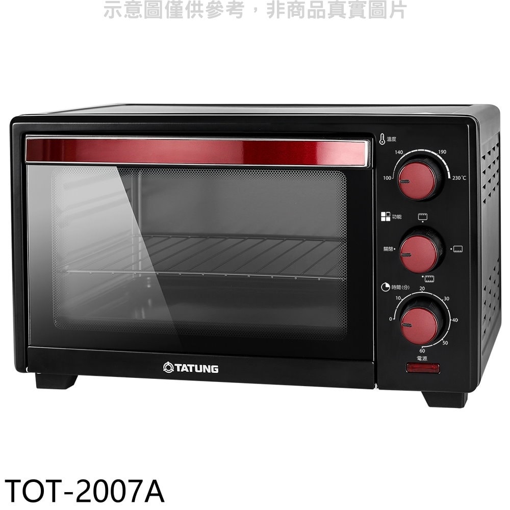 【TATUNG 大同】【TOT-2007A】20公升電烤箱