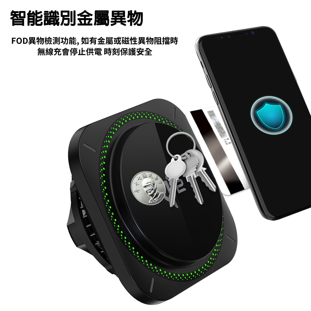 【Wephone】Qi2 半導體製冷/15W磁吸無線充電車架(for iPhone 12-16專用)