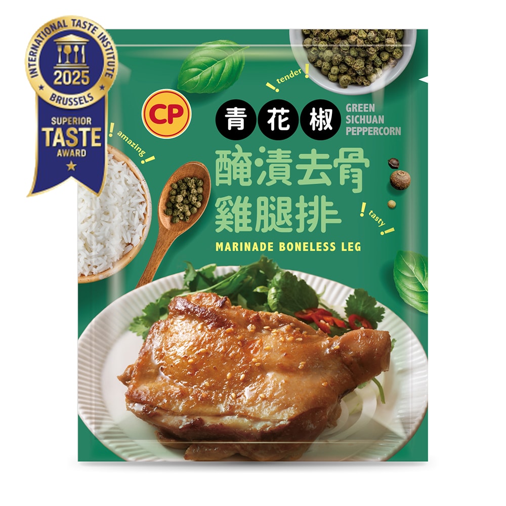 【卜蜂】ITI星級美食 醃漬去骨青花椒雞腿排x25包組(200g/片/包)