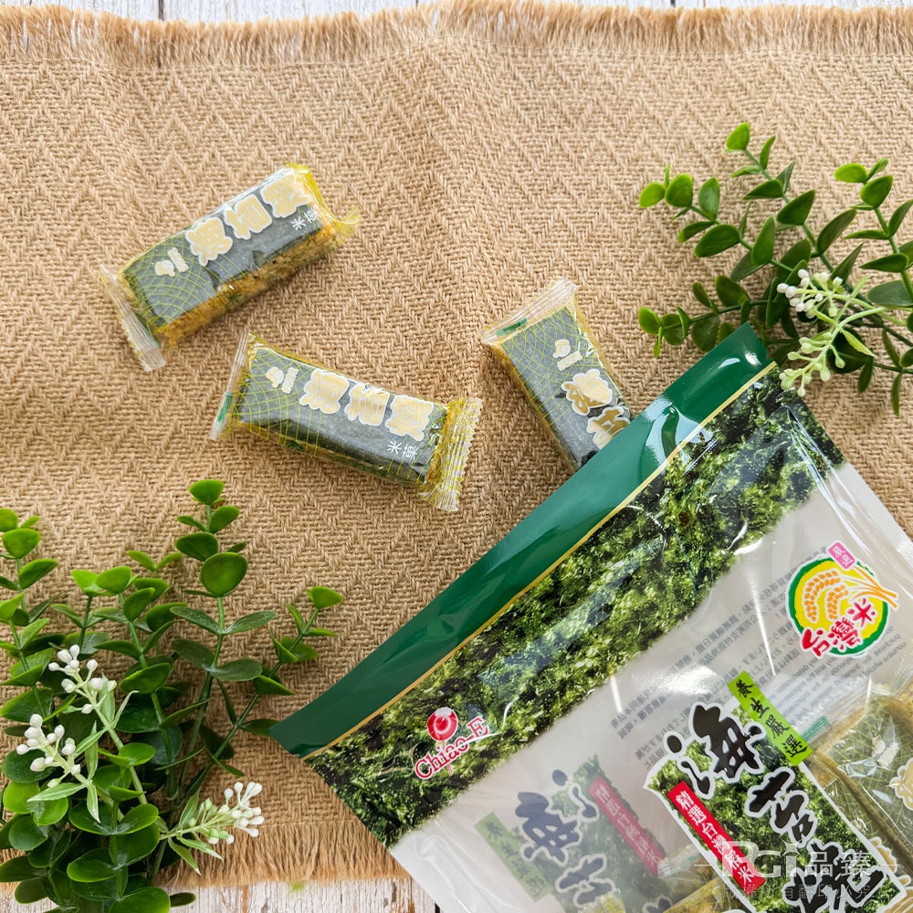 【巧益】嚴選海苔燒米菓(168g)_3包組