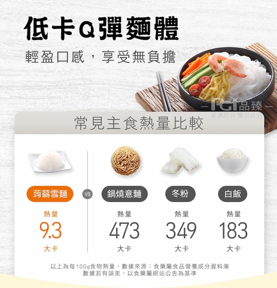 【名廚美饌】蒟蒻雪麵2箱組(185g/12入/箱)(熱銷推薦)