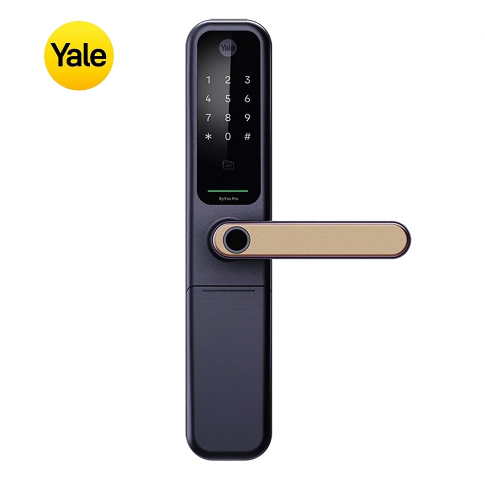 【Yale 耶魯】ByYou Pro指紋卡片五合一電子鎖-(含基本安裝)