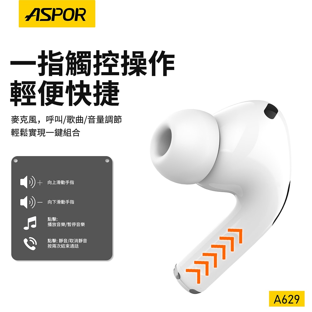 【ASPOR】ANC降噪 多功能智能彩色螢幕觸控 無線藍牙耳機