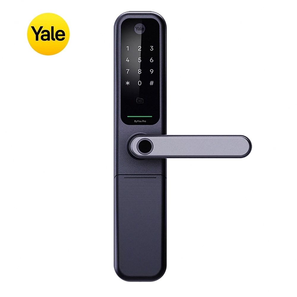 【Yale 耶魯】ByYou Pro指紋卡片五合一電子鎖-(含基本安裝)