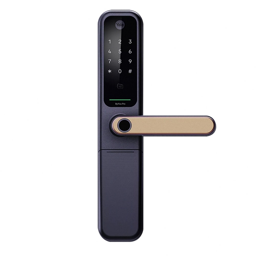 【Yale 耶魯】ByYou Pro指紋卡片五合一電子鎖-(含基本安裝)
