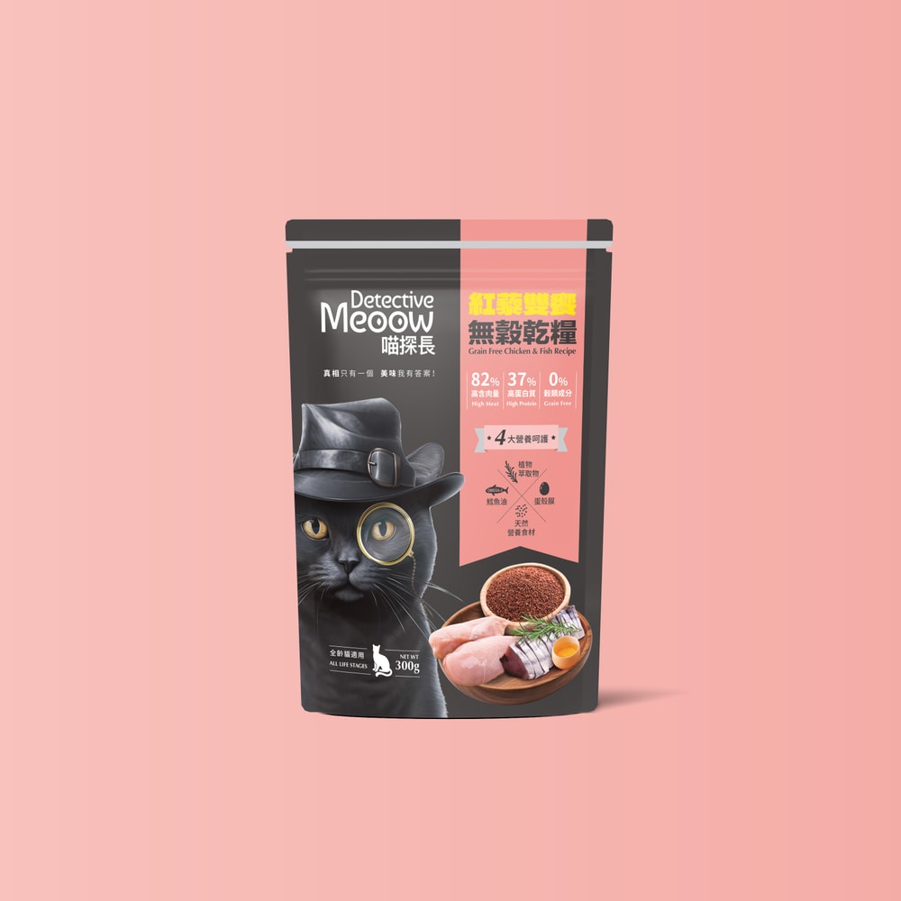 【喵探長】四大呵護.無穀全齡貓糧300g