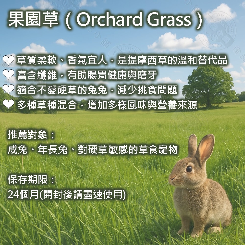 【御品小舖】一番刈牧草 1kg (非夾鏈袋裝) 提摩西草 甜燕麥草 苜蓿草 果園草 挑嘴兔 磨牙 維持消化 高鈣高蛋白 適口性佳