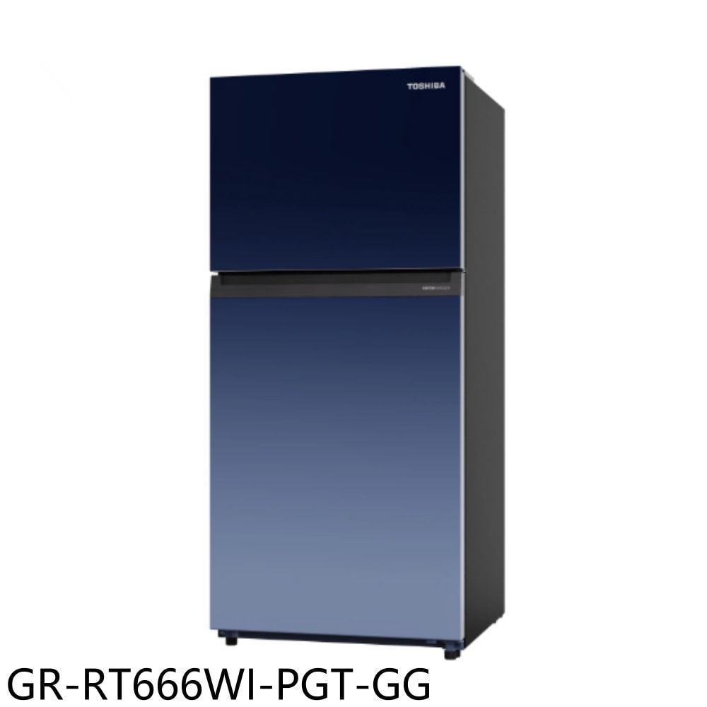 【TOSHIBA 東芝】【GR-RT666WI-PGT-GG】519公升雙門變頻漸層藍冰箱(含標準安裝)