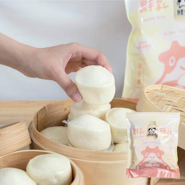 【聖德科斯嚴選】鮮乳坊-鮮乳饅頭(9顆/包*三包組)