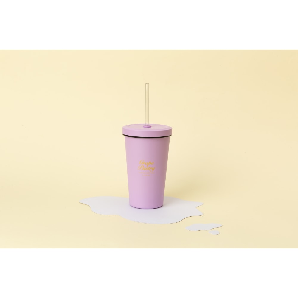 【Oolab】550ml 冰淇淋系列 陶瓷易潔層吸管杯