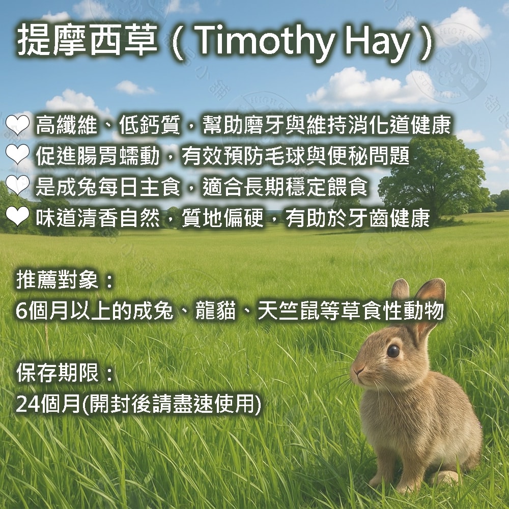 【御品小舖】一番刈牧草 1kg (非夾鏈袋裝) 提摩西草 甜燕麥草 苜蓿草 果園草 挑嘴兔 磨牙 維持消化 高鈣高蛋白 適口性佳