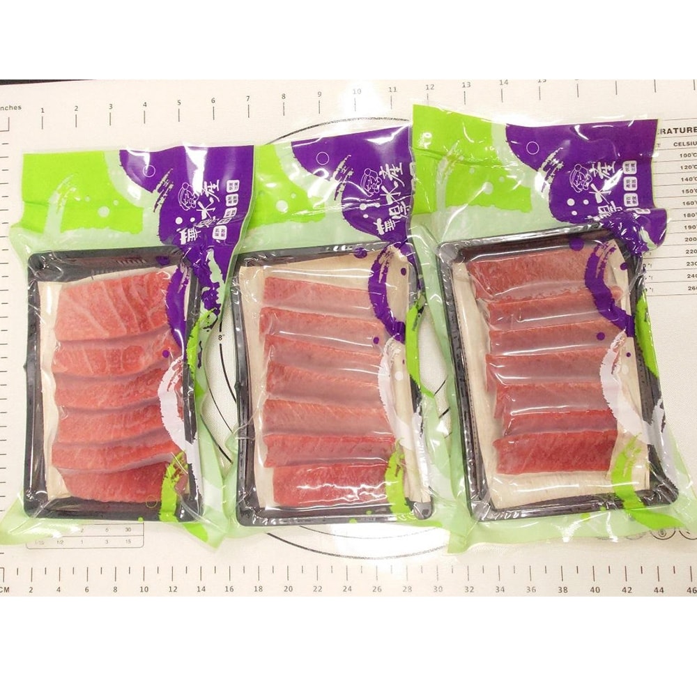 【華得水產】東港黑鮪魚下腹生魚片2盒組(150g/盒/生魚片)
