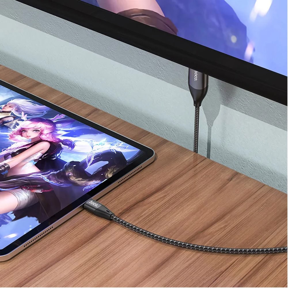 【HOCO】Type-C 轉 HDMI 影音傳輸線-2米 For 安卓(Type-C螢幕分享器)