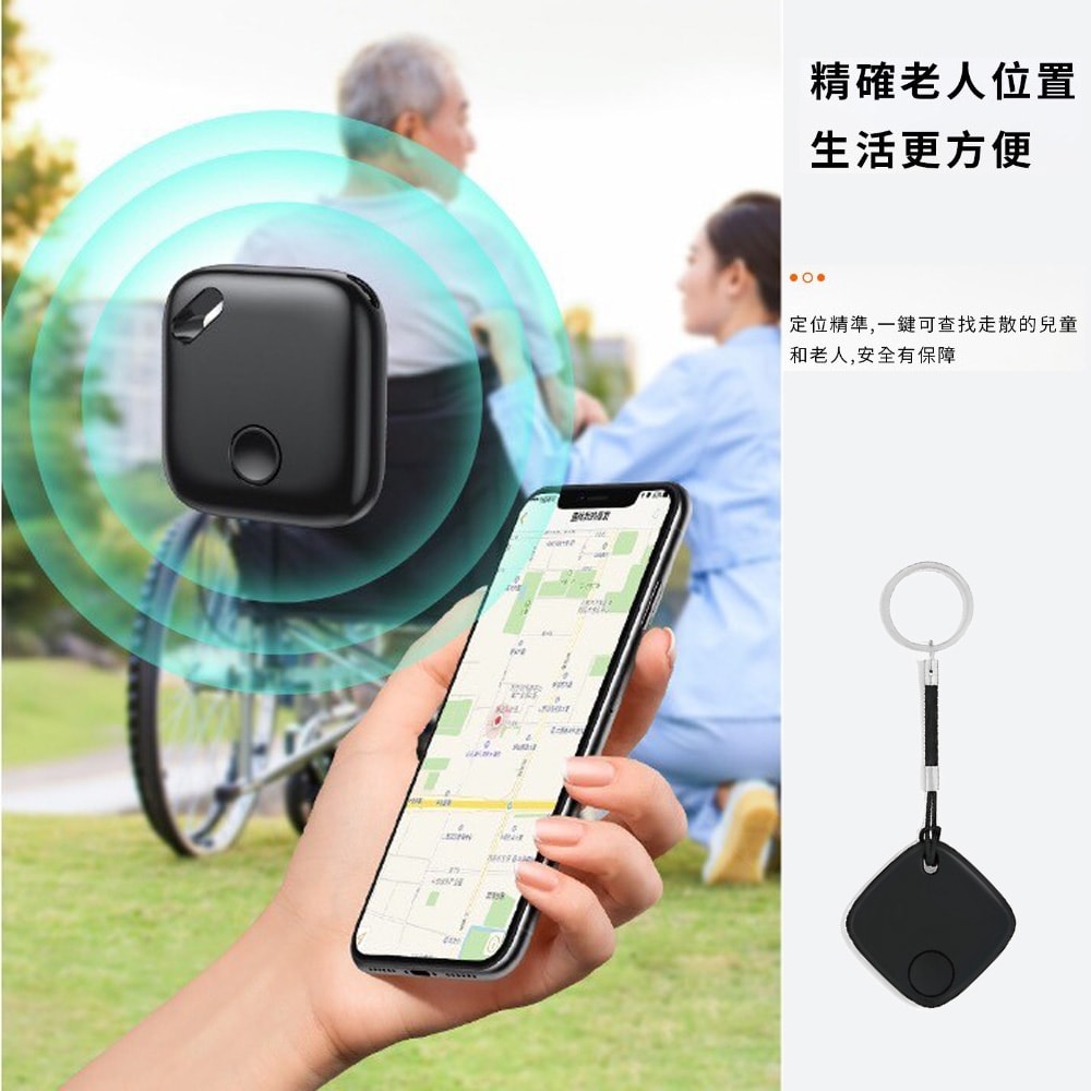 【Songwin】GT-100超薄迷你定位器 MFi認證 蘋果專用(寵物定位器/蘋果尋找追蹤器/追蹤器/防丟器)