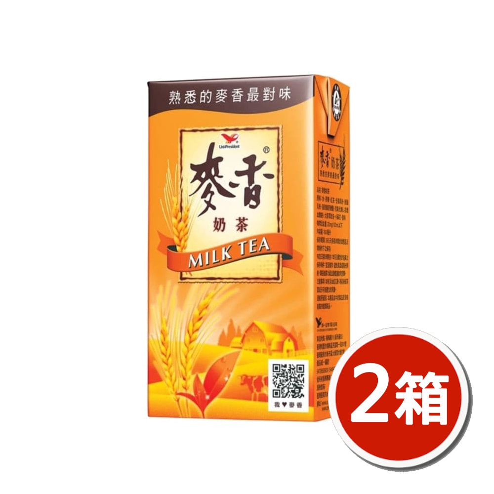【統一】麥香奶茶300ml (24入/箱)x2箱