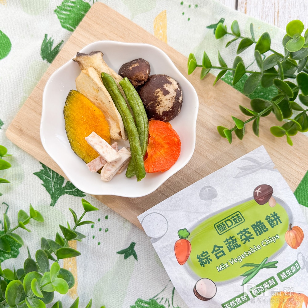 【愛D菇】綜合蔬菜脆餅-原味(30g)_6包組