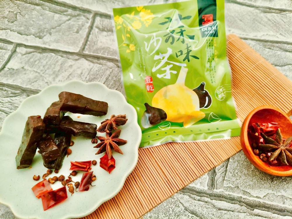 【愛尚農情】德利豆乾-蒜味沙茶豆干隨手包-50g-包 (10包組)