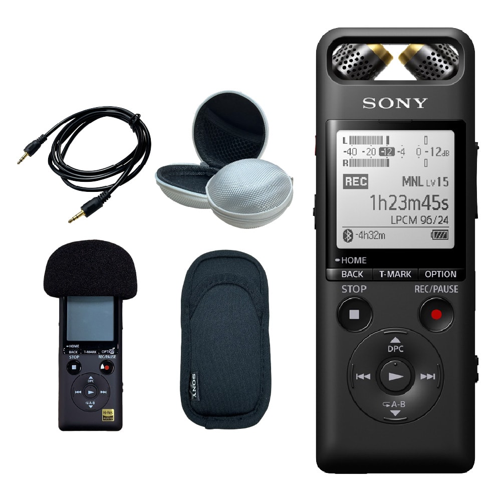 【SONY 索尼】PCM-A10 ➡️Line in對錄組⬅️ | 內建16G錄音筆 原廠公司貨
