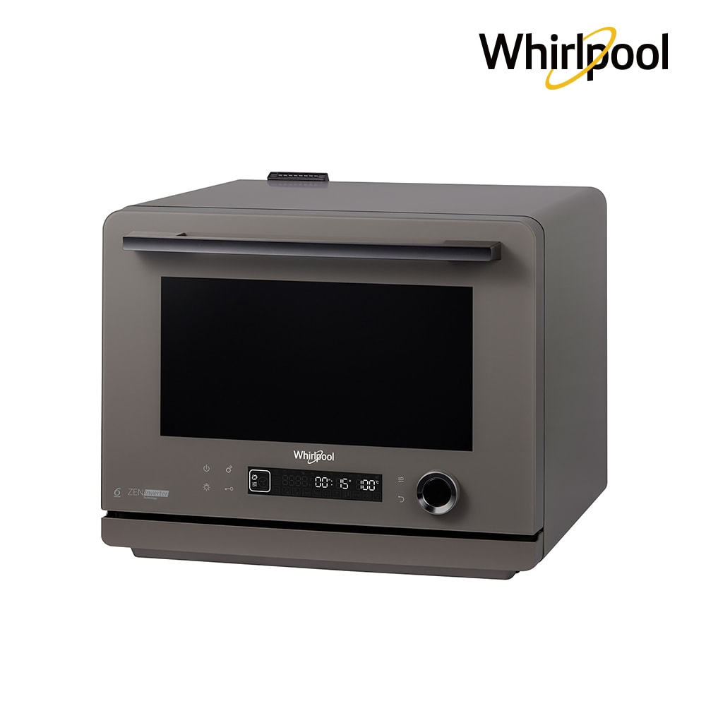 【Whirlpool 惠而浦】Coloris系列 32公升8合一全能變頻氣炸蒸烤微波爐-大地棕 MWP329TST