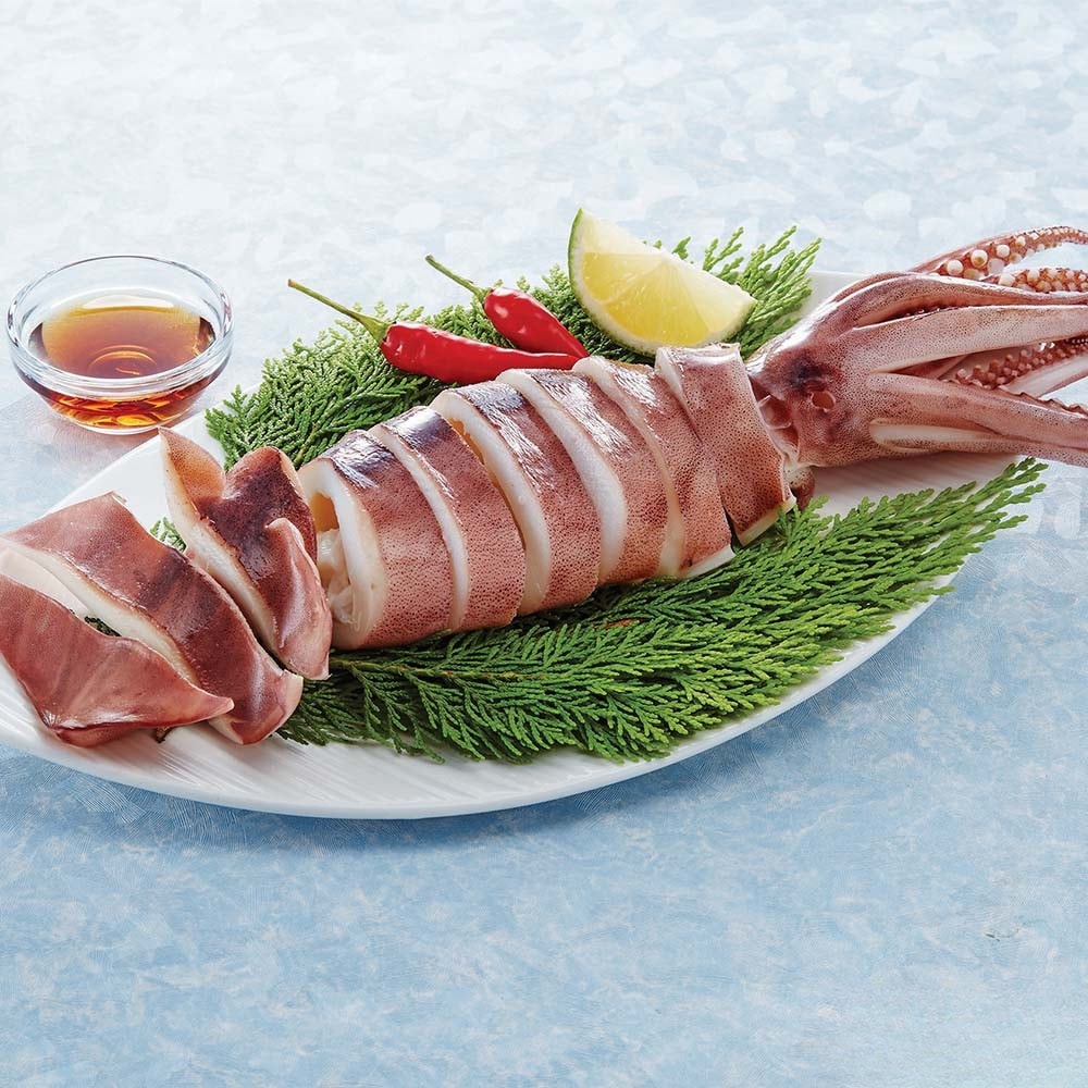 【海鮮主義】熟凍魷魚冰卷22隻(200g/隻)