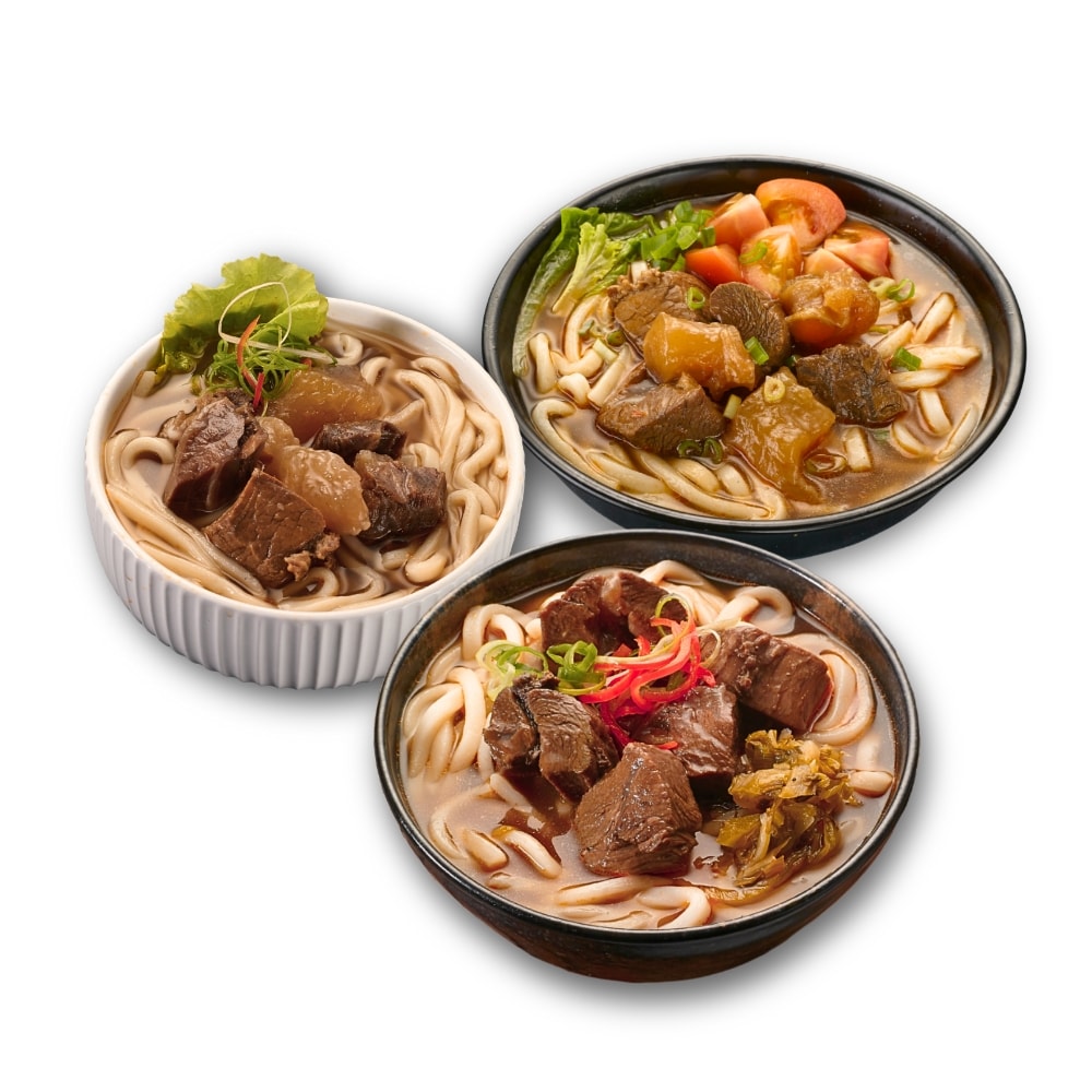 【饗城】五星級超有感牛肉麵10入組 紅燒/清燉/茄香 (650g/包)(熱銷推薦)