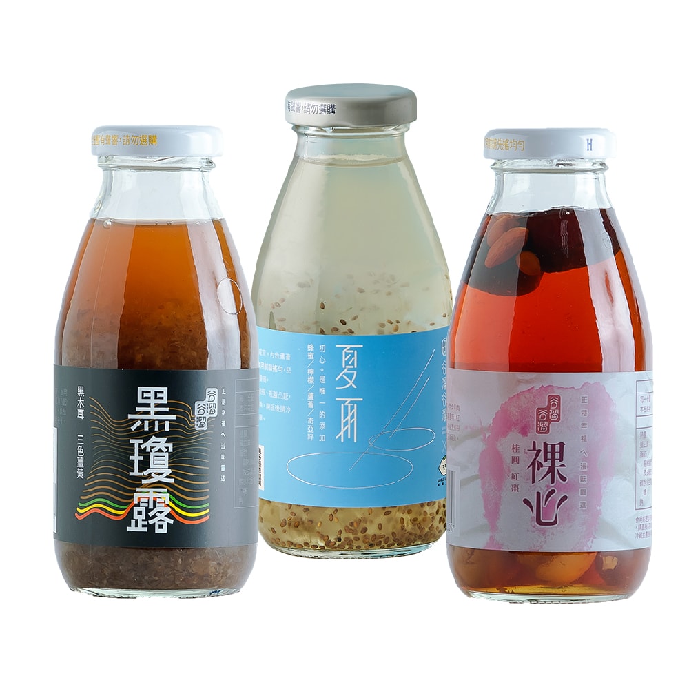 【家購網嚴選】谷溜谷溜-黑瓊露/夏雨/裸心養生飲品 任選6瓶(295ml/瓶)