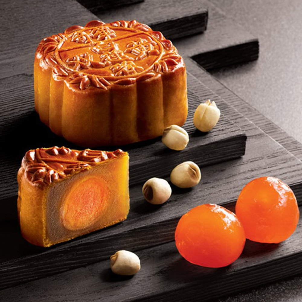 【奇華餅家】富貴中秋禮盒4盒組_2025中秋月餅(4大廣/盒 鐵盒 附提袋)(中秋/禮盒/送禮/月餅)(中秋月餅)