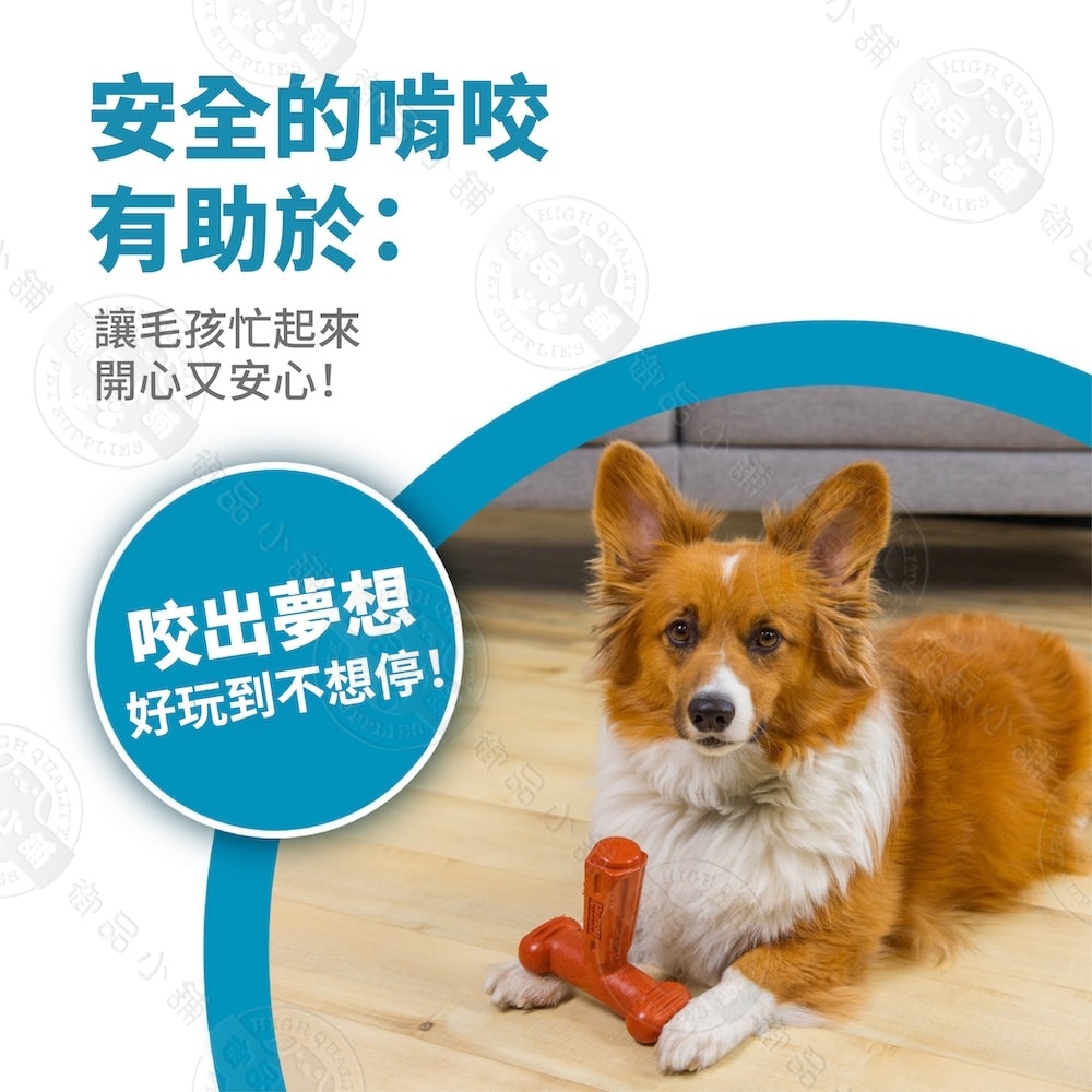 【Petstages】71676 T型BBQ史迪克 潔牙 啃咬 咀嚼 安全無毒 抗憂鬱 狗玩具 犬玩具 成犬適用