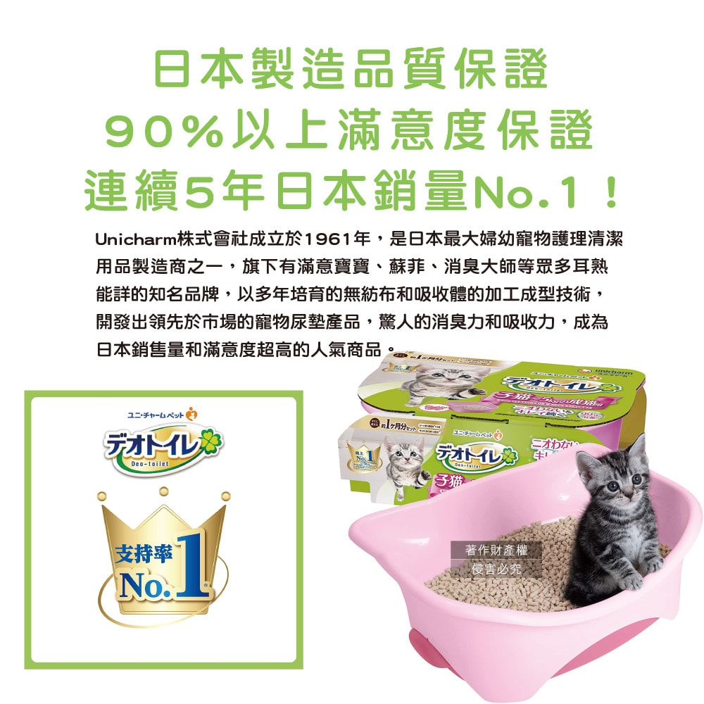 【Unicharm】Ag銀離子1週間長效瞬吸乾爽多貓用貓尿墊16片/袋-無香味(紅標)(大容量吸水貓尿布,消臭大師防滲漏貓潔墊,本品不含貓砂盆)