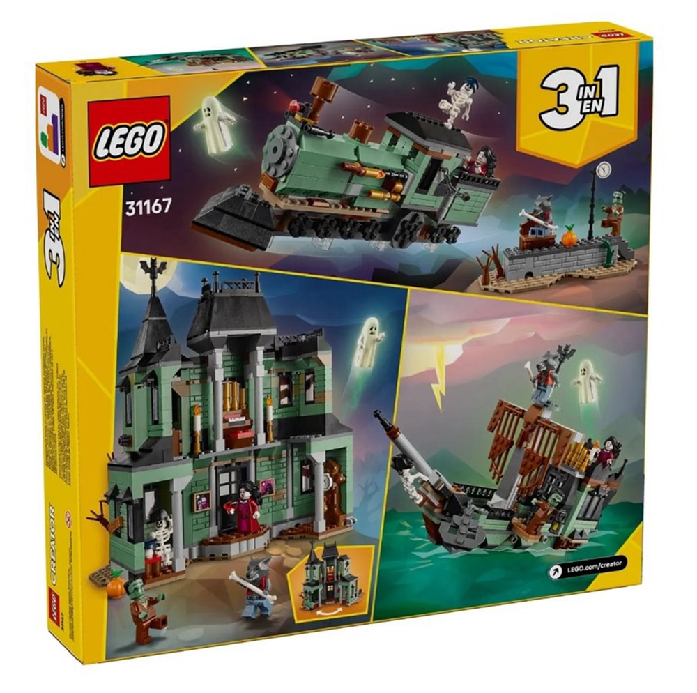 【LEGO 樂高】磚星球〡 31167 創意三合一系列 鬧鬼豪宅 Haunted Mansion
