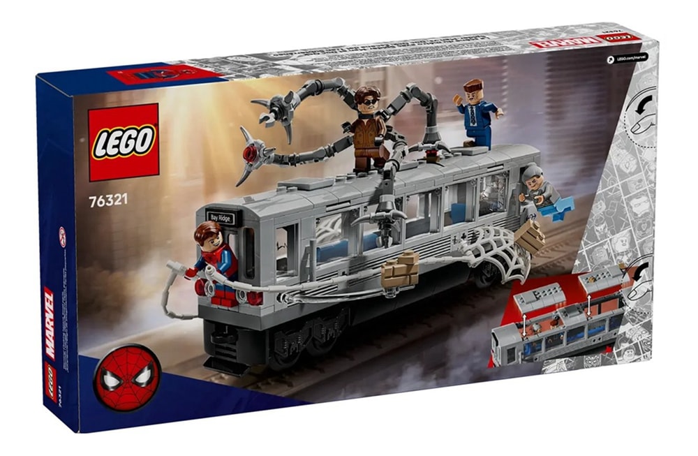 【LEGO 樂高】磚星球〡 76321 漫威系列 蜘蛛人大戰八爪博士地鐵列車場景 Spider-Man vs. Doc Ock Subway Train Scene