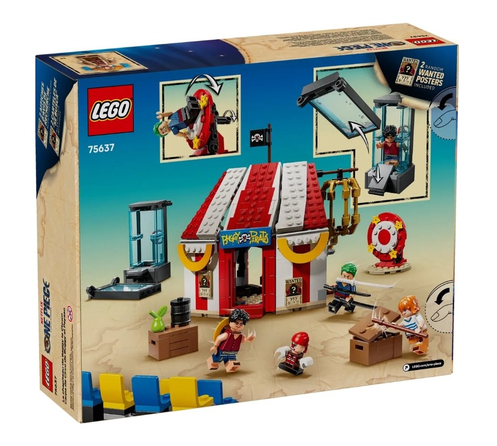 【LEGO 樂高】磚星球〡 75637 航海王系列 小丑巴其的馬戲團帳篷 Buggy the Clown's Circus Tent