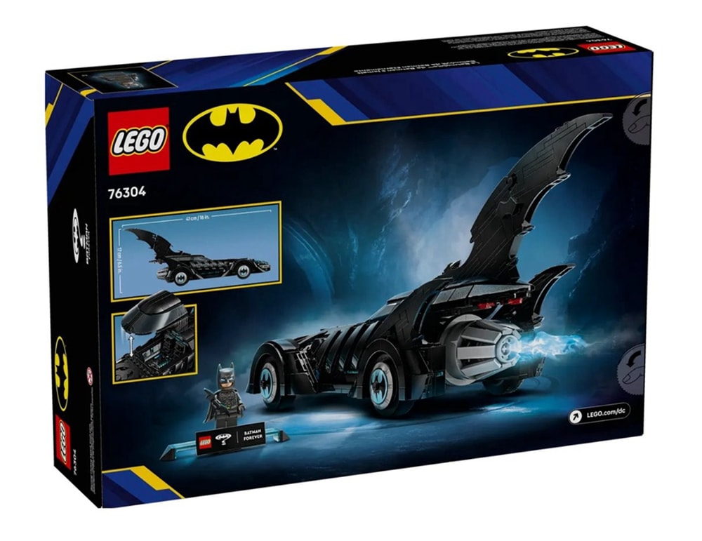 【LEGO 樂高】磚星球〡 76304 DC系列 漫威系列 《蝙蝠俠 3™》蝙蝠車™ Batman Forever™ Batmobile™