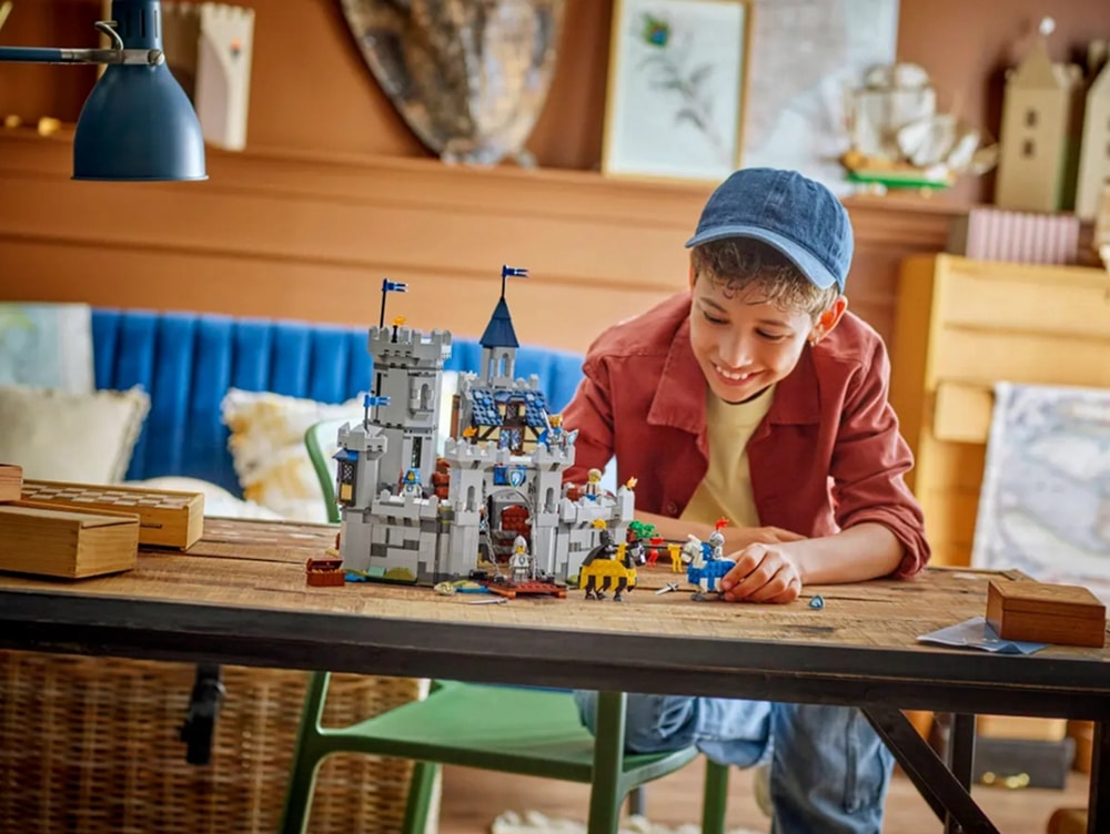 【LEGO 樂高】磚星球〡 31168 創意三合一系列 中世紀騎士城堡 Medieval Horse Knight Castle