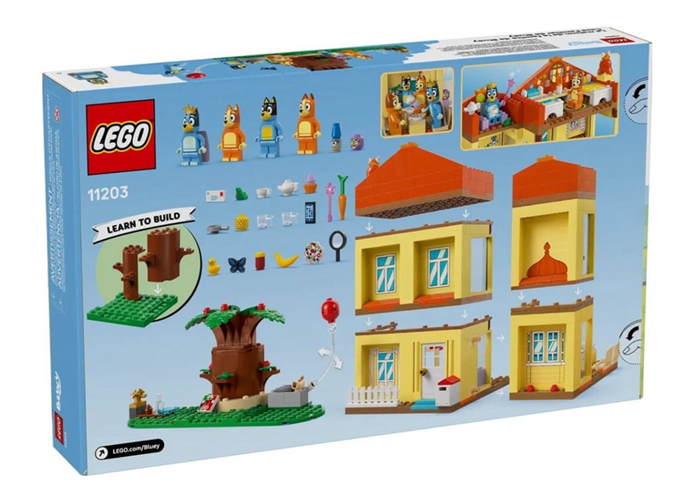【LEGO 樂高】磚星球〡 11203 布麗系列 布麗的家 Bluey's Family House