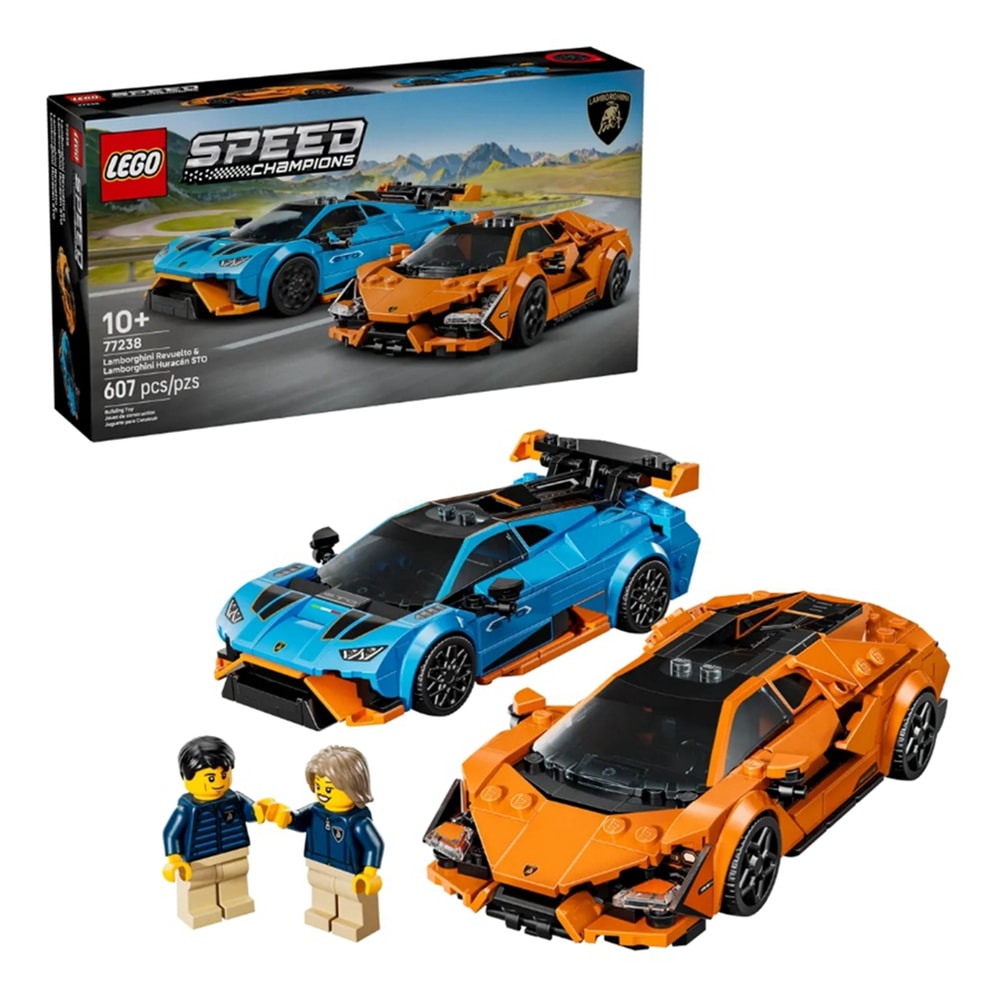 【LEGO 樂高】磚星球〡 77238 Lamborghini Revuelto 和 Huracán STO Lamborghini Revuelto & Huracán STO