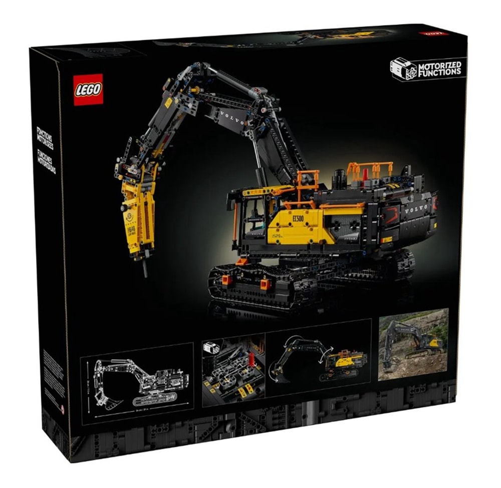 【LEGO 樂高】磚星球〡 42215 動力科技 Volvo EC500 Hybrid 挖掘機 Volvo EC500 Hybrid Excavator