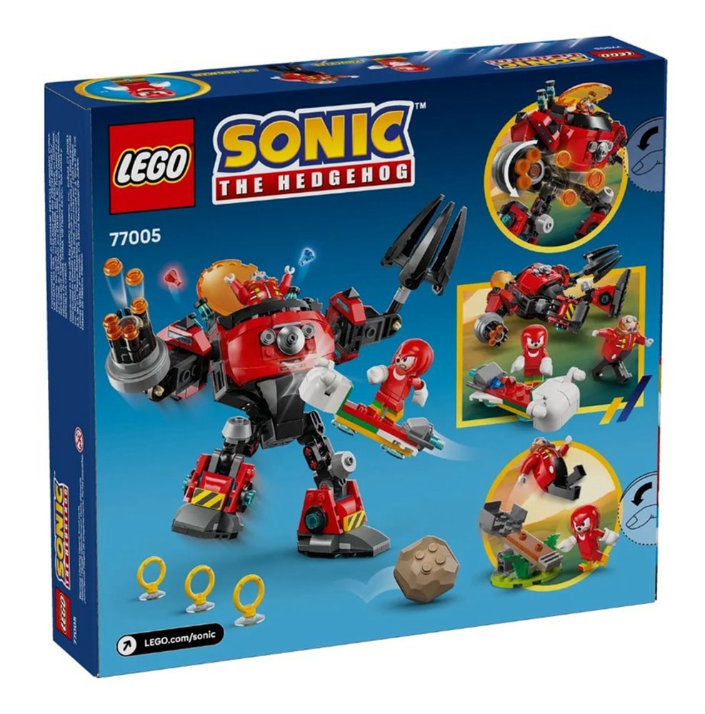 【LEGO 樂高】磚星球〡 77005 音速小子系列 納克魯斯大戰蛋頭博士 毀滅蛋 Knuckles vs. Dr. Eggman Egg Crusher Mech