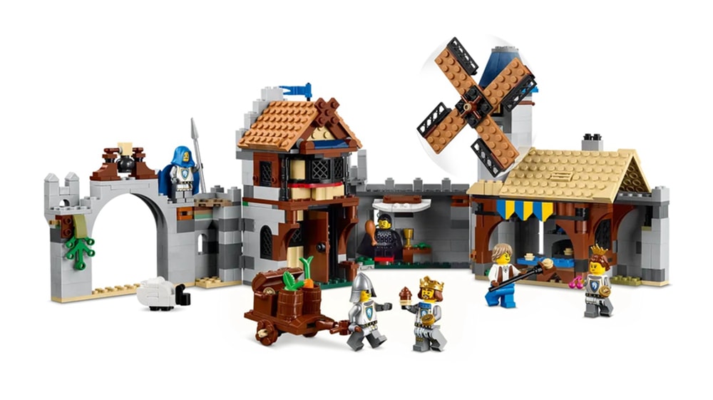 【LEGO 樂高】磚星球〡 31168 創意三合一系列 中世紀騎士城堡 Medieval Horse Knight Castle